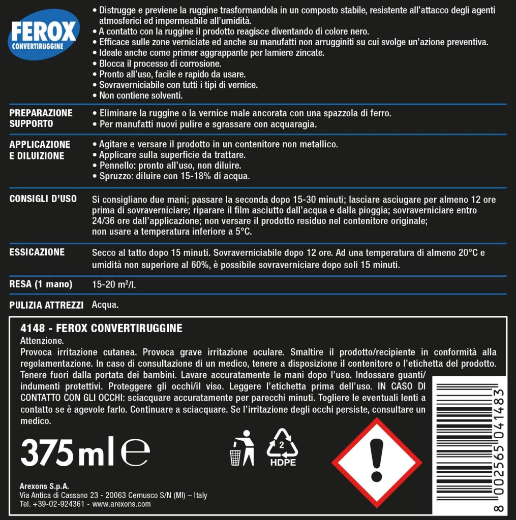 Convertiruggine Ferox ML.375 Arexons