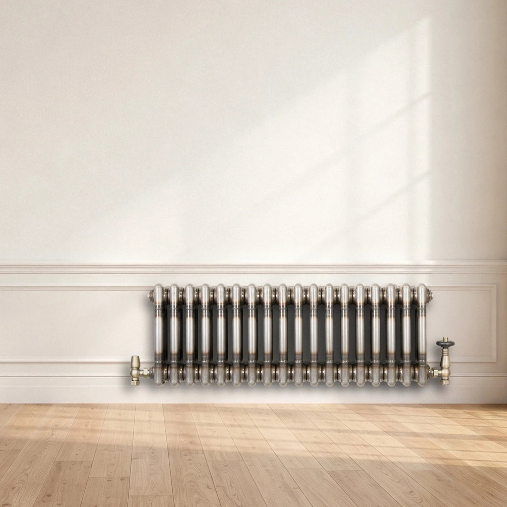 Radiatore 3 Colonne Orizzontale Metallo Grezzo 300x650 mm