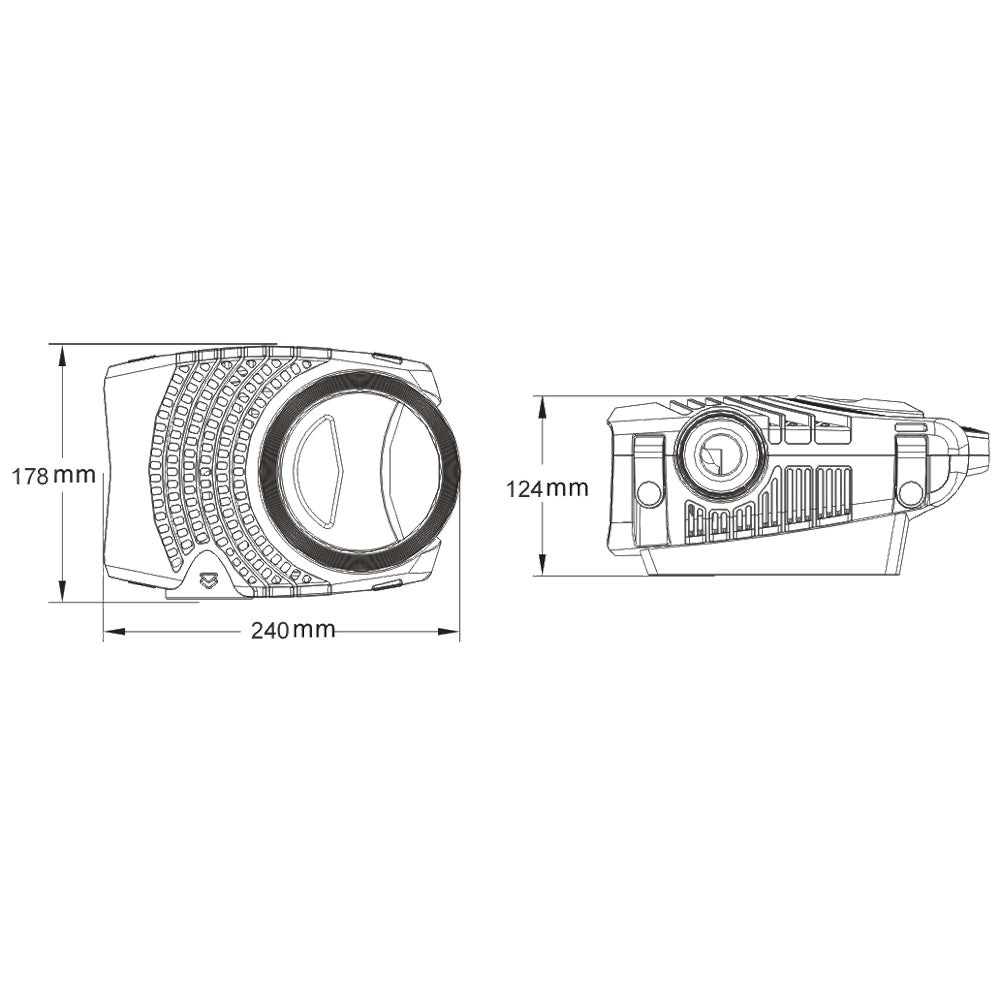 Pompa da laghetto NEO-280B SuperECO 3000l/h 10W, per circolazione e filtrazione acqua