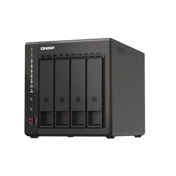 Qnap ts-453e nas tower intel® celeron® j6412 8 gb 0 tb qnap qts nero - TS-453E-8G