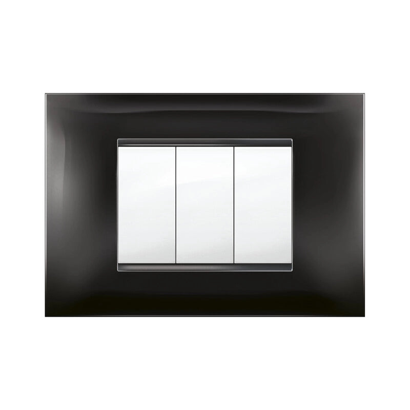 PLACCA MIVIDA PLANA NERO  3P- 10,0 pz