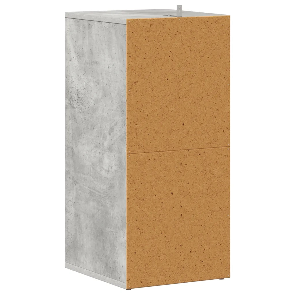 Scarpiera Grigio Cemento 31,5x35x70 cm in Truciolato
