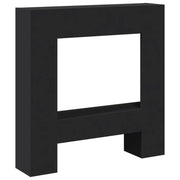 Cornice per Camino Nera 81x18x82 cm in Truciolato CFW5276673