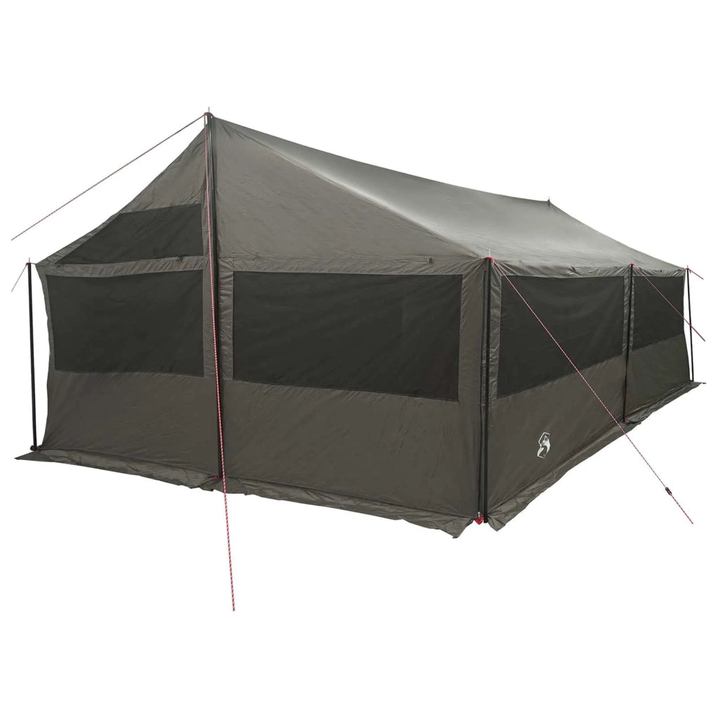 Tenda Familiare con tetto Marrone grigio 600 x 400 x 268 cm 42029015