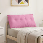 Cuscino per Schiena Rosa 100 x 19 x 50 cm Tessuto 42014759