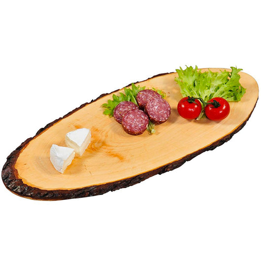Tagliere Ovale In Legno Corteccia 50 cm Salumi Formaggi Affettati Antipasti