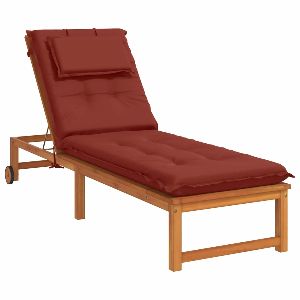 Cuscino per Lettino GEMERT 100% Poliestere Rosso 947522