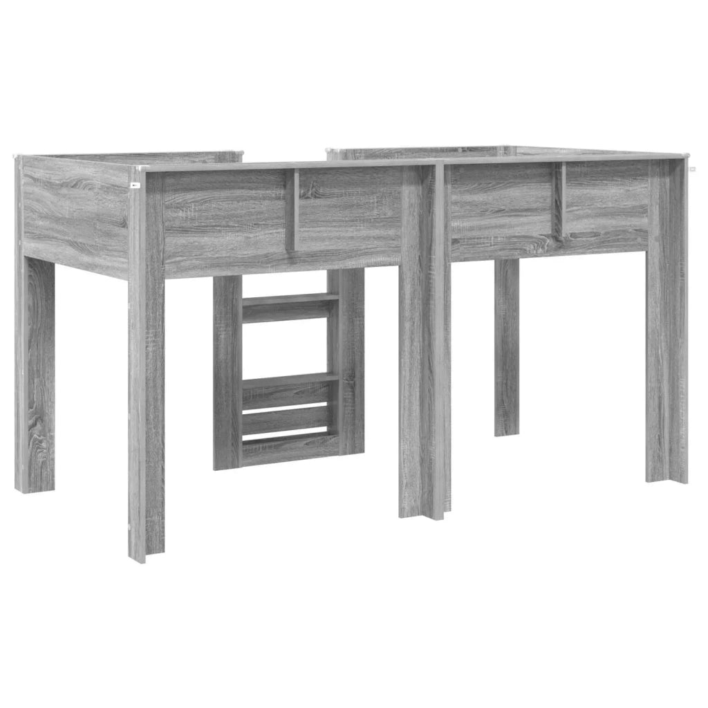 Letto a Castello per Bambini Grigio Sonoma 100 x 200 cm 3410504