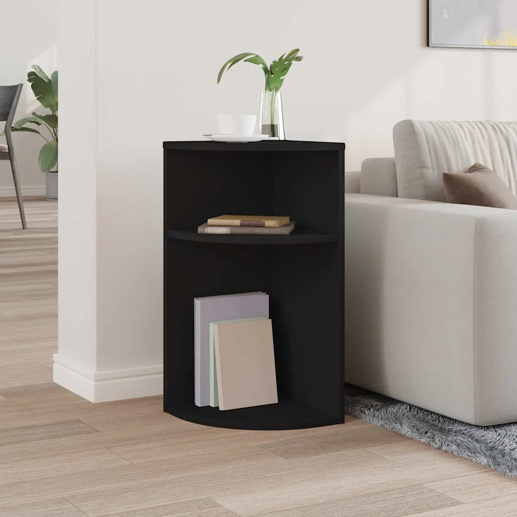 Tavolino Nero 29,6 x 29,6 x 60 cm Legno multistrato 891121