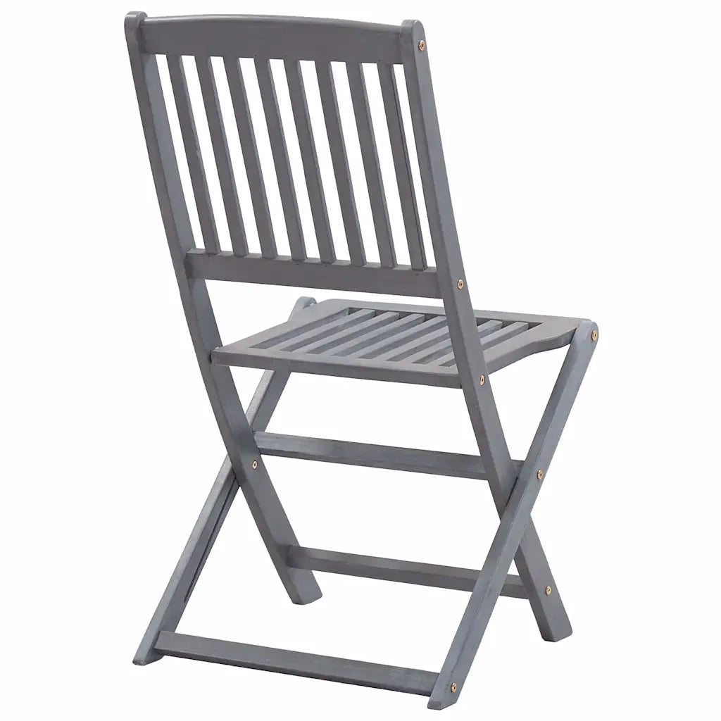 Sedie da Giardino Pieghevoli 6pz con Cuscini in Massello Acacia cod mxl 76125