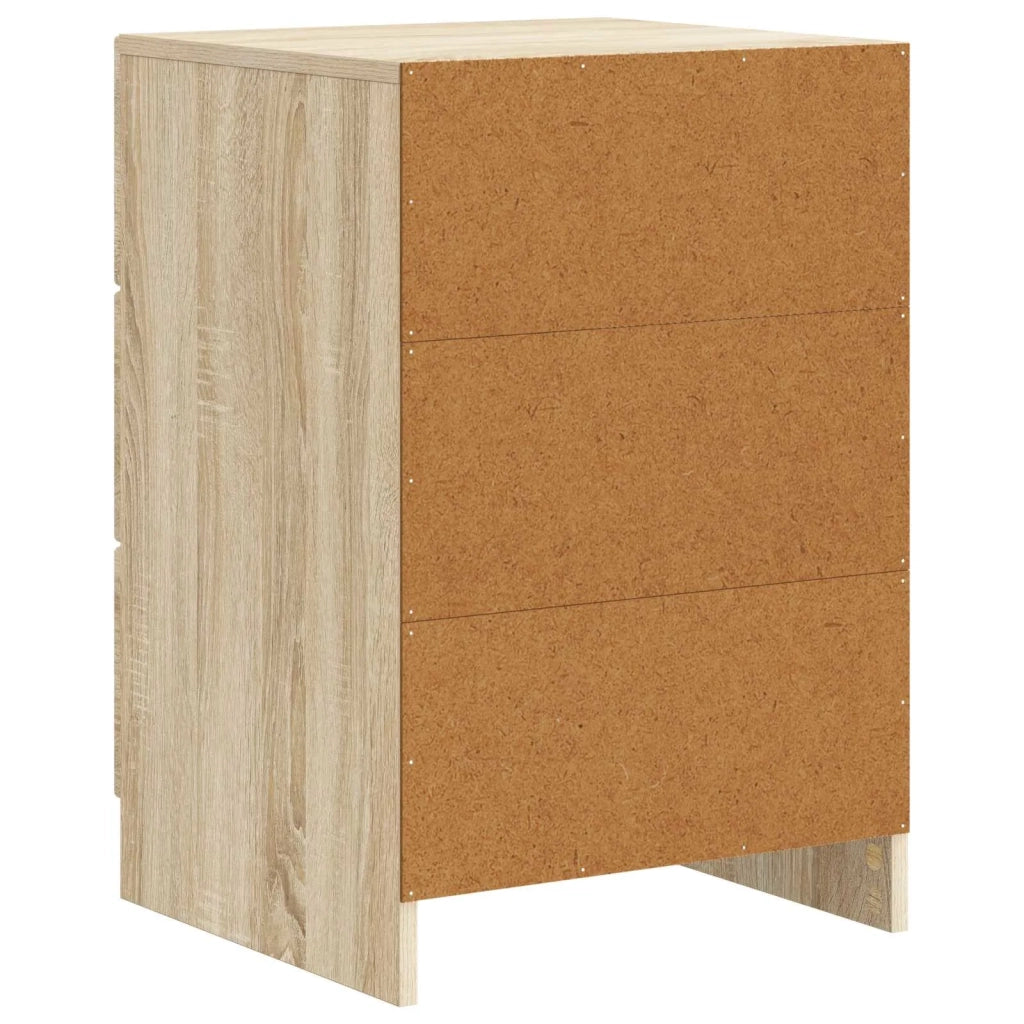 Armadio da Notte con cassetto Rovere Sonoma 43 x 41 x 63,5 cm 895707