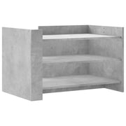 Tavolino salotto | Tavolino da caff¨¨ | Tavolino da Soggiorno Grigio Cemento 80x50x50 cm Legno Multistrato