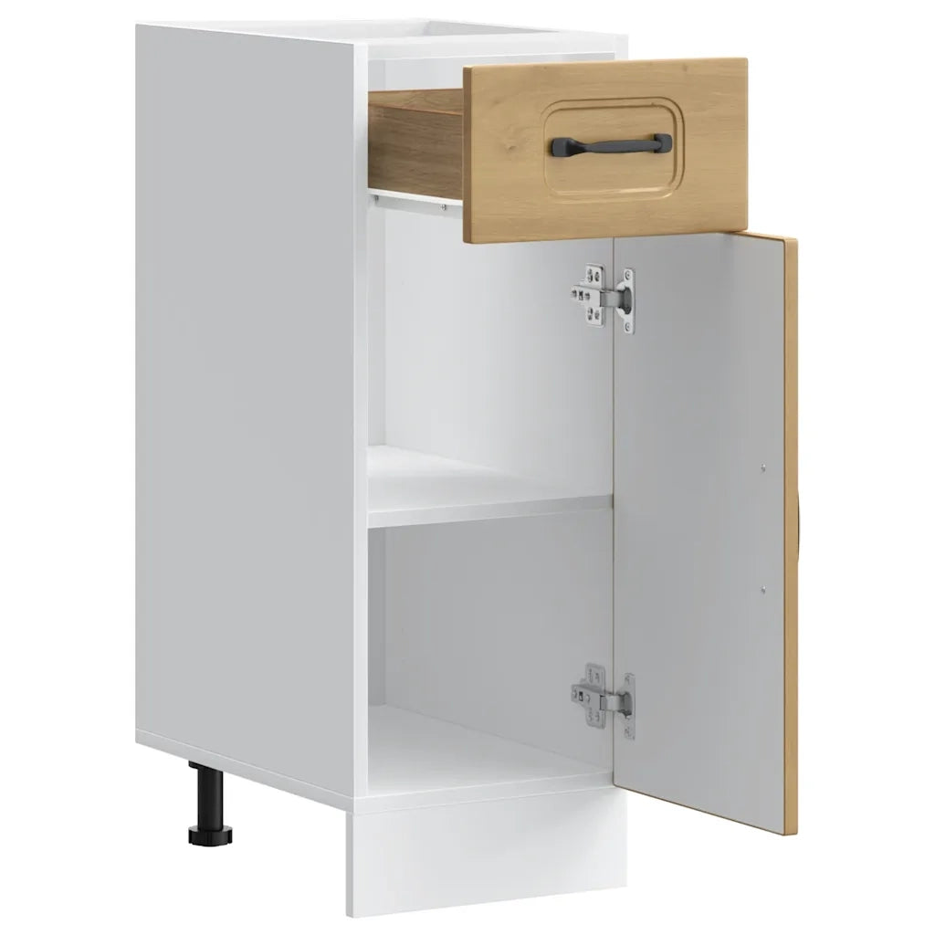 Base da Cucina Kalmar Rovere Artigianale in Legno Multistrato