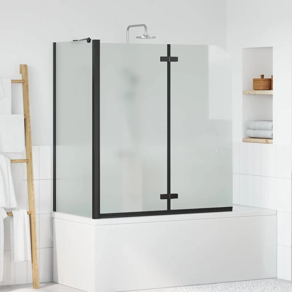 Involucro Doccia Nero 120 x 68 x 130 cm Vetro ESG e Alluminio