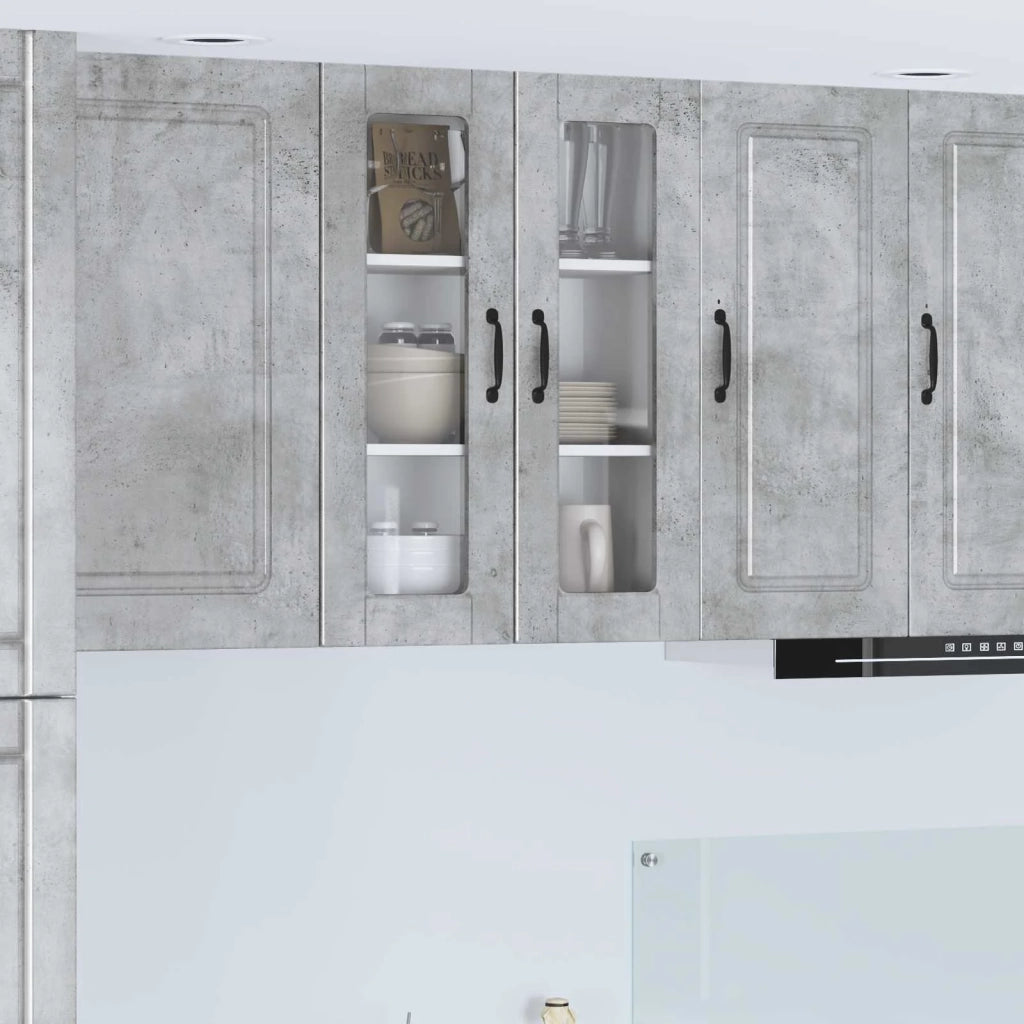 Pannello lavastoviglie con porta Grigio cemento 60 x 31 x 80 cm 885438