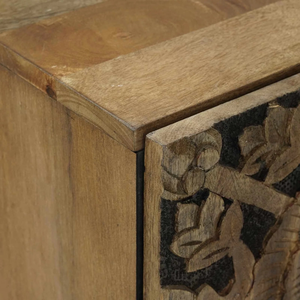 Credenza Marrone 40 x 33,5 x 75 cm Legno di mango massello