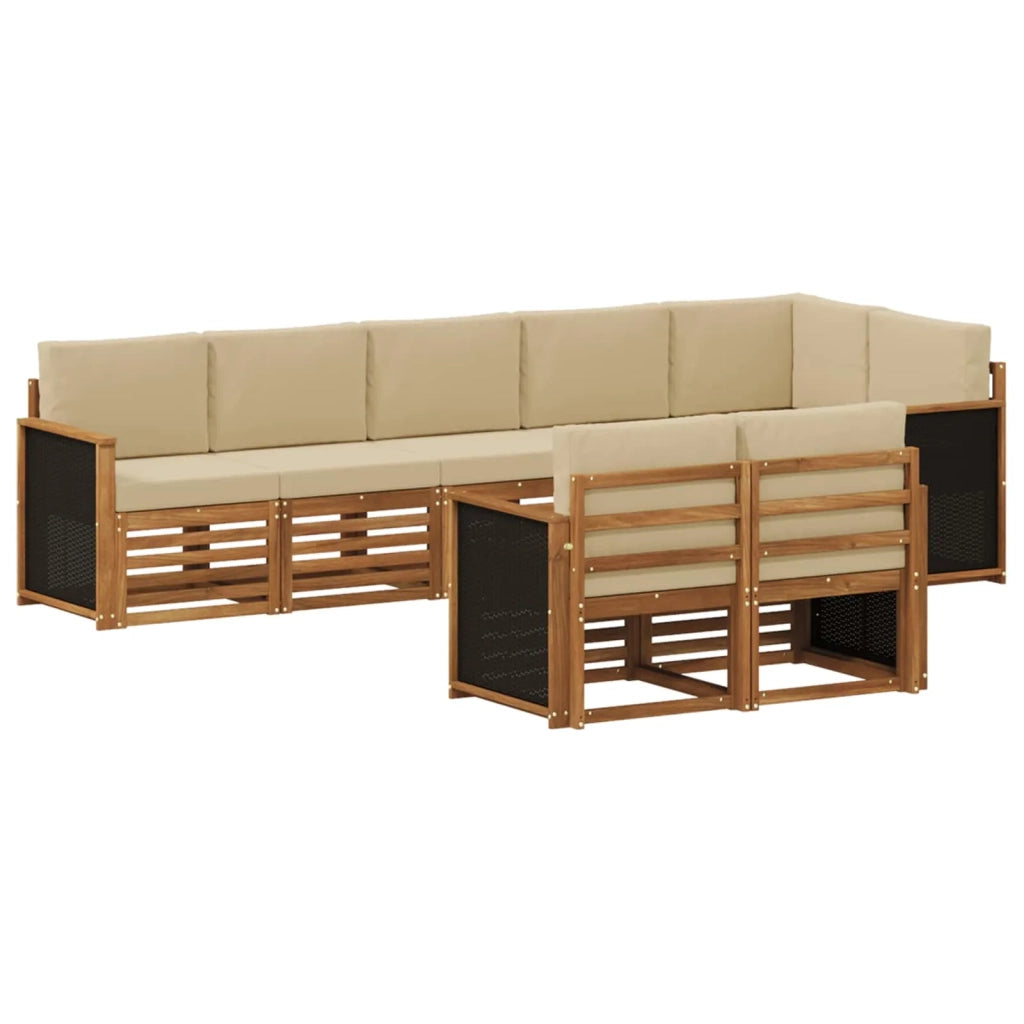 Set di divani da esterno 7 pz 3384494