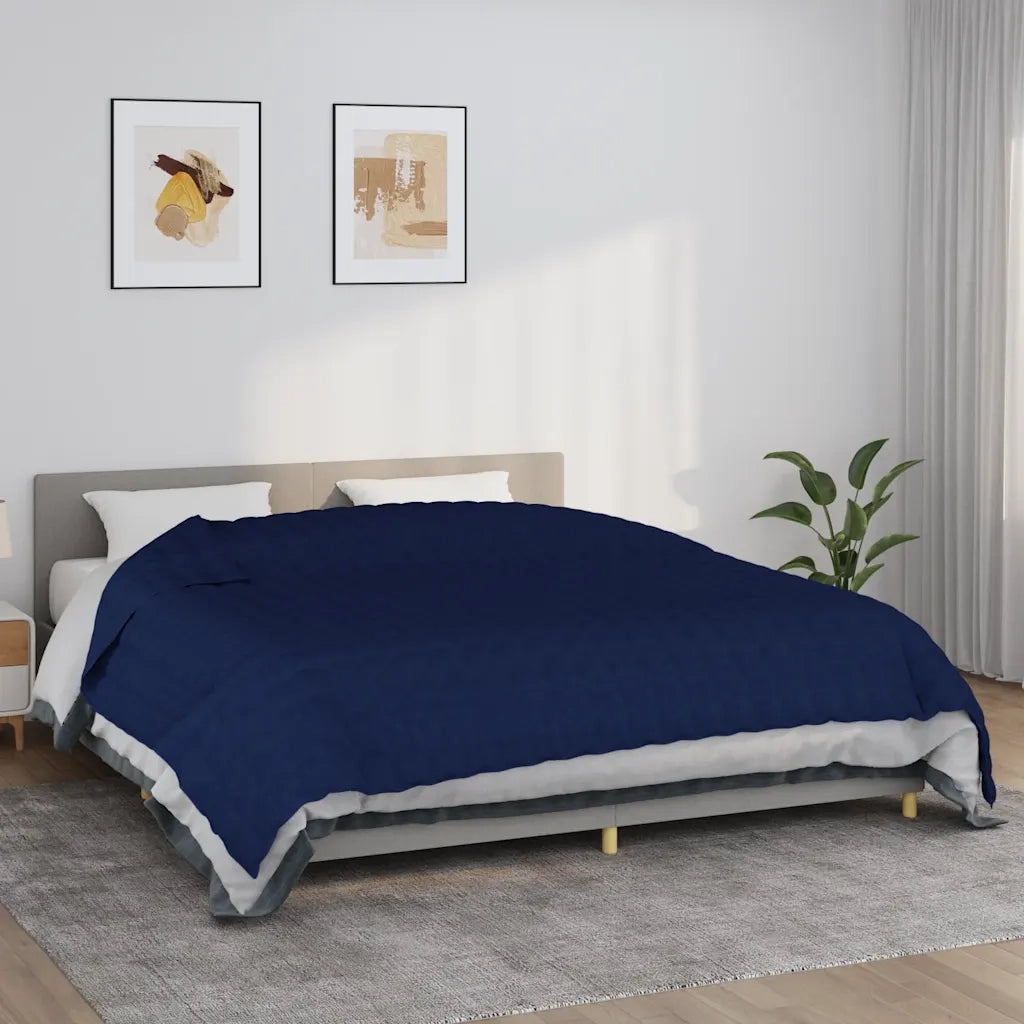 Coperta Ponderata Blu 220x260 cm 15 kg Tessuto 350749