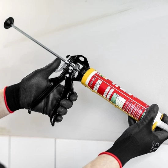 Caricatore per pistola con impugnatura ergonomico - rapporto di trasmissione di 400 ml 25:1 - pistola a silicio leggero 12:1 - modello A2050-190400 in alluminio zavorrato