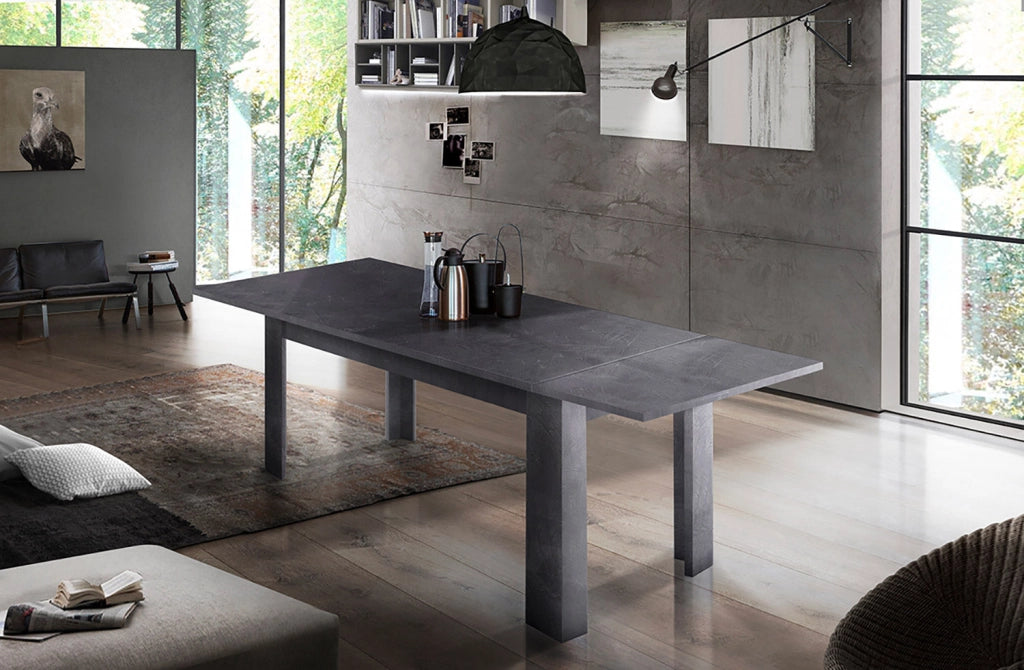 Tavolo Allungabile 90x140/190x75 cm Jesi Ardesia