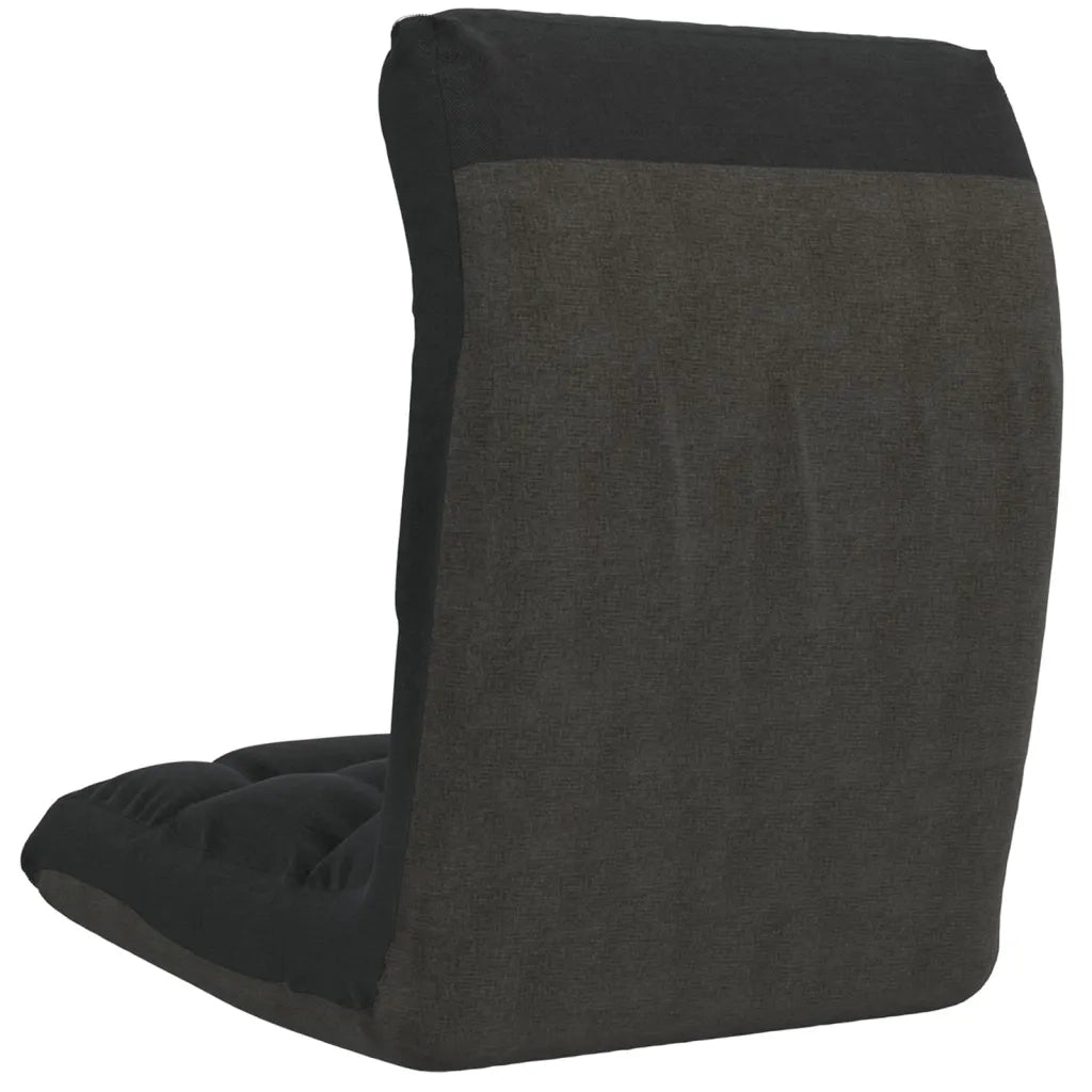 Sedia da Pavimento Pieghevole Nera in Tessuto cod mxl 60024