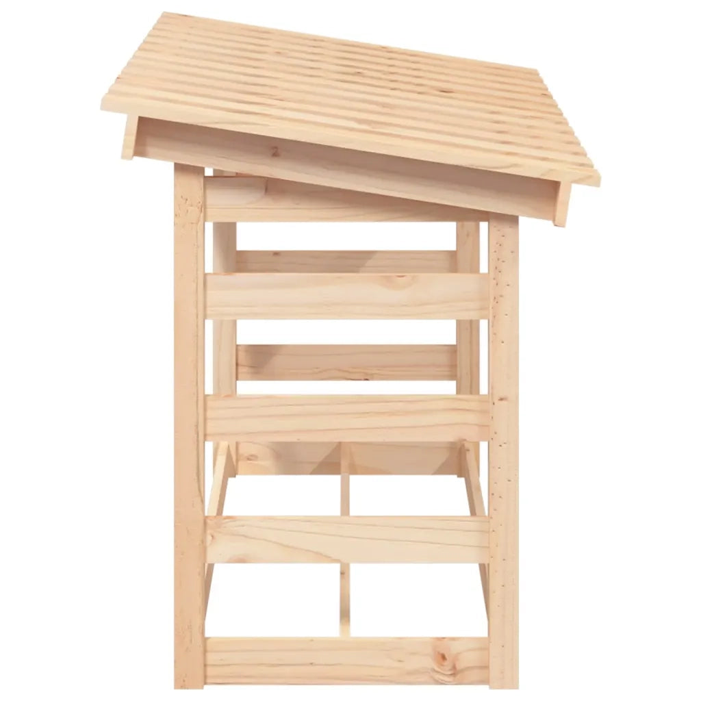 Portalegna 108x64,5x78 cm in Legno Massello di Pino cod mxl 62449