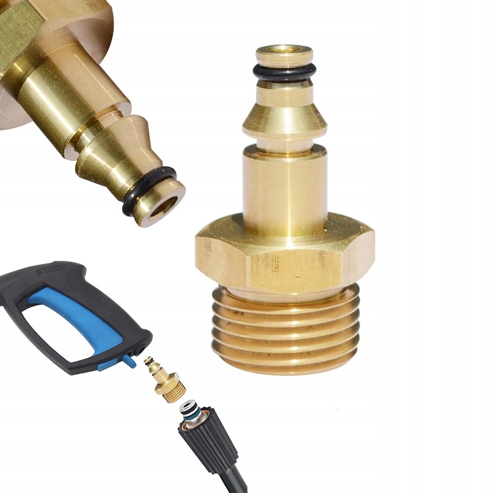 Adattatore M22 per Tubo compatibile con Pistole Nilfisk/Stihl – Ottone di Alta Qualità, Filettatura M22x1,5 mm