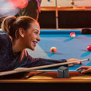 Snooker Pool Krijthouder Portatile in 3 Colori con Manubrio in Alluminio - Incluso Manico e Krijthouder - Cassetto Chiuso per Durabilità.