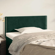 Testiera Verde Scuro 80x5x78/88 cm in Velluto