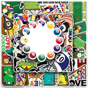 Etichette vinili acqua-resistenti 50 pezzi - Etichette per graffitare - Etichette PVC - Decorazione per Auto/Moto/Fiat - Regalo per Bambini/Teenager - Varie motivazioni