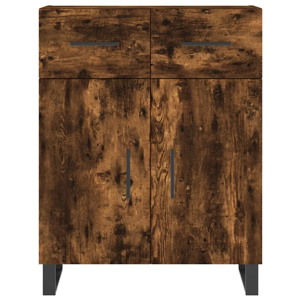 Credenza Rovere Fumo  69,5x34x180 cm in Legno Multistrato 3199902
