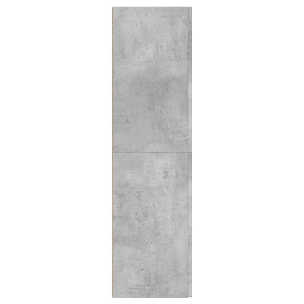 Mobile TV multimediale mensola TV credenza TV sala da pranzo soggiorno camera da letto 30,5 x 30 x 110 cm legno ingegnerizzato grigio 02_0026118