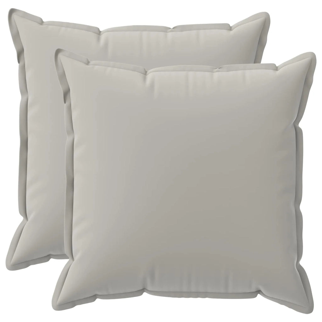 Federa 2 pcs HOUTEN Grigio 55 x 55 cm Poliestere 920499