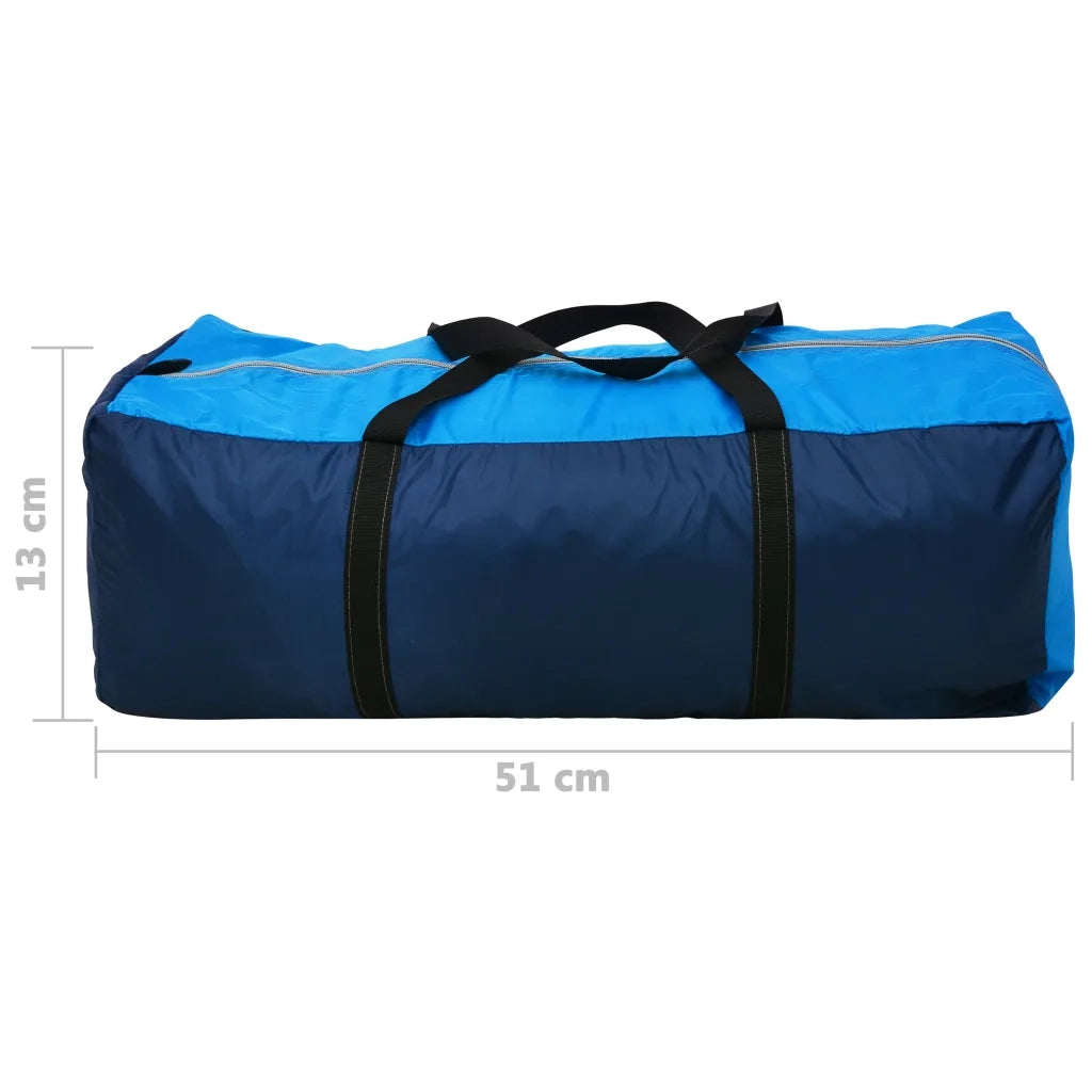 Tenda da Campeggio per 4 Persone Blu Marino/Azzurro 90515