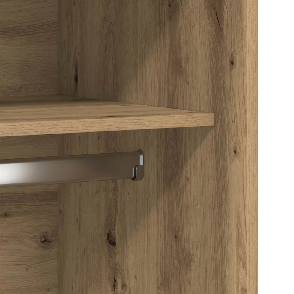 Armadio Rovere Artigianale 100x50x200 cm in Legno Multistrato CFW5963473