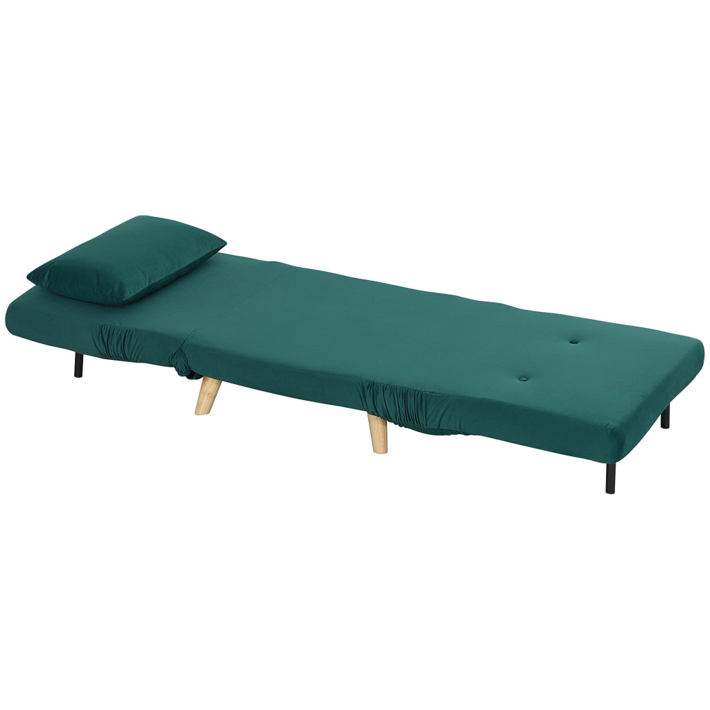 Poltrona letto reclinabile ¨C zephmum ¨C velluto verde scuro 120 kg