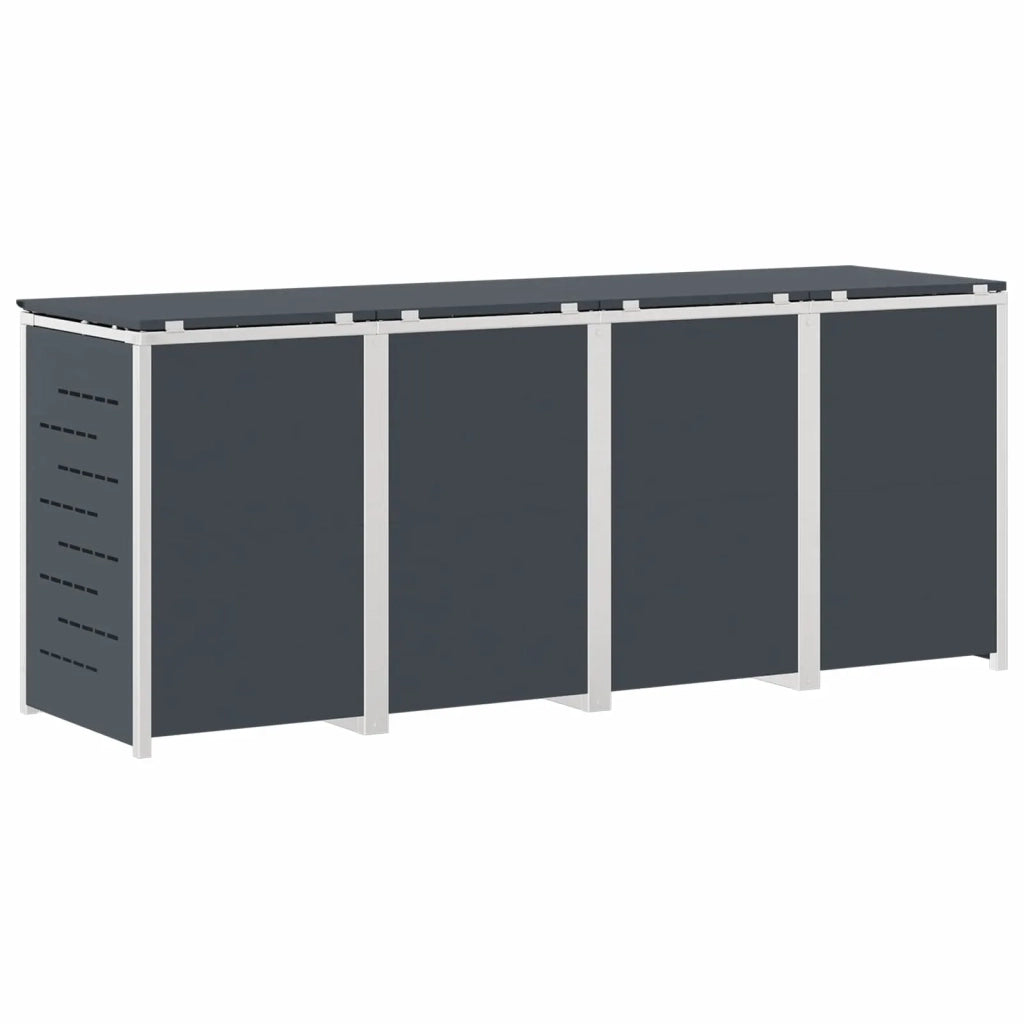 Stoccaggio contenitore a ruote Antracite 276 x 77,5 x 112,5 cm 3422242