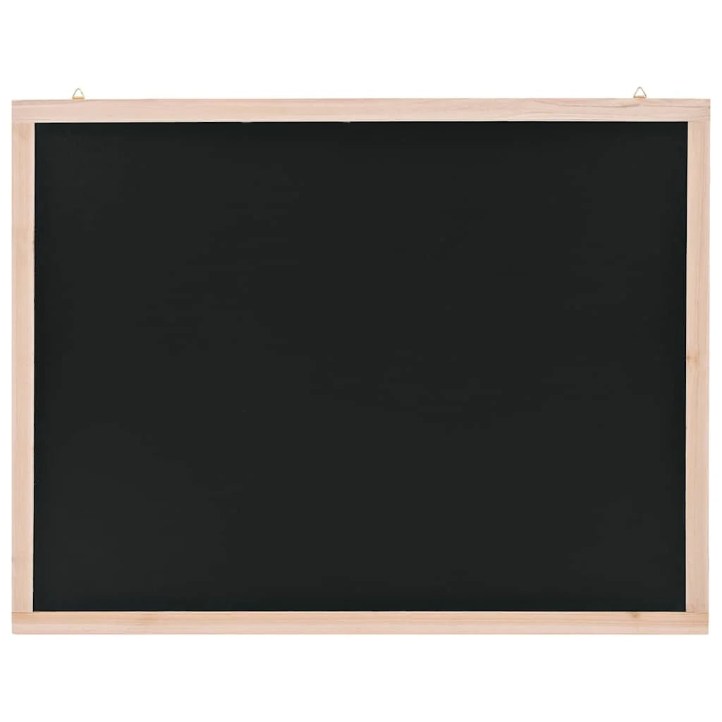 Decorazione murale in legno di cedro 60 x 80 cm nero 02_0045534