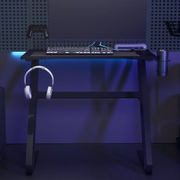 Scrivania da Gaming con Gambe a ZZ Nera 90x60x75 cm 325410