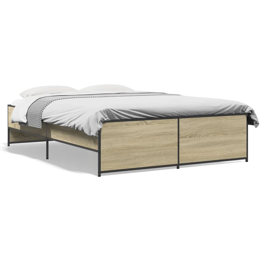 Giroletto Rovere Sonoma 135x190 cm in Legno Multistrato Metallocod mxl 91819