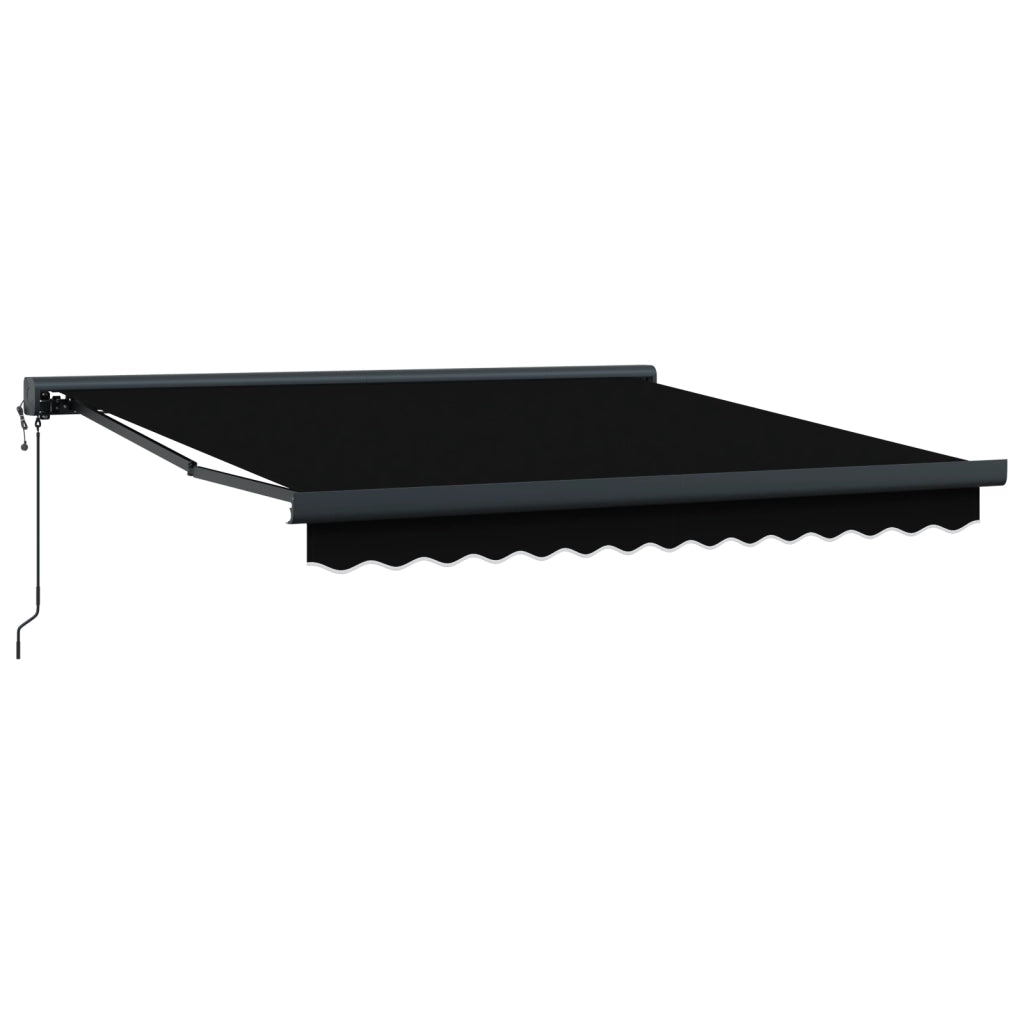 Tenda retrattile automatica nera 300x250 cm