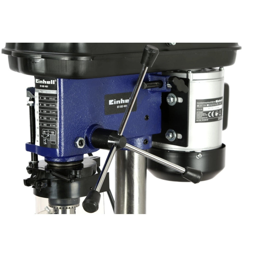 Trade Shop - Trapano A Colonna Einhell Bt-bd 401 350w Alto 590 Mm 5 Veelocità Mandrino B16 -