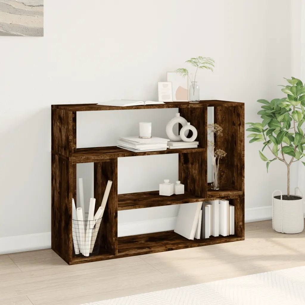 Mobili TV 2 pz Rovere Fumo 100x30x50 cm in Legno Multistrato 840797