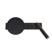 Applique moderna nera 2 luci G9 con interruttori Hotel Mood