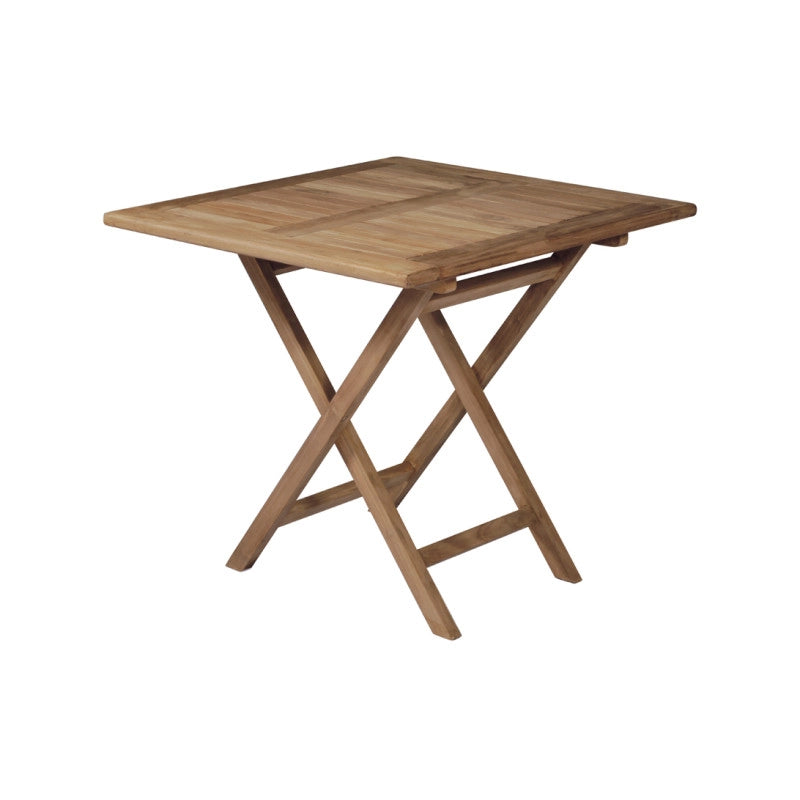 Tavolo Vulcano quadrato MOIA in legno teak - 80 cm