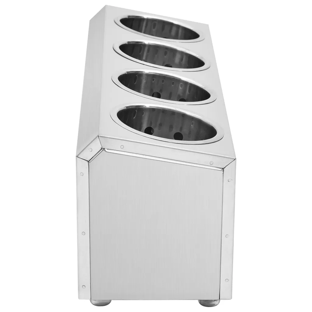 Portaposate con 4 Inserti Rettangolare in Acciaio Inox CFW4396420