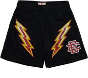 Shorts a rete Mesh per uomo - Respiranti - Assorbono sudore - Sportivi Casual - Tasche grandi - Cintura elastica - 100% Poliestere - Shorts sportivi