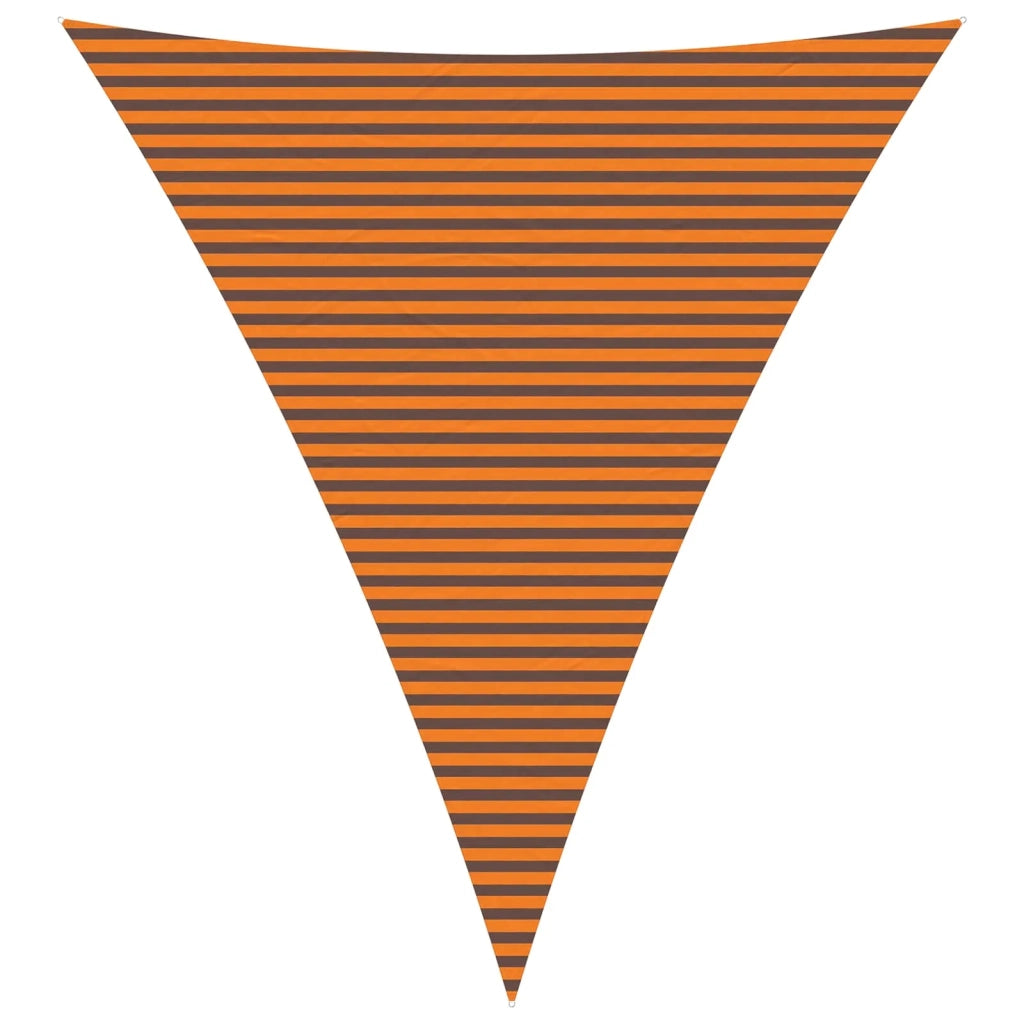 Vela da ombra solare Arancione e Marrone 5 x 6 x 6 m