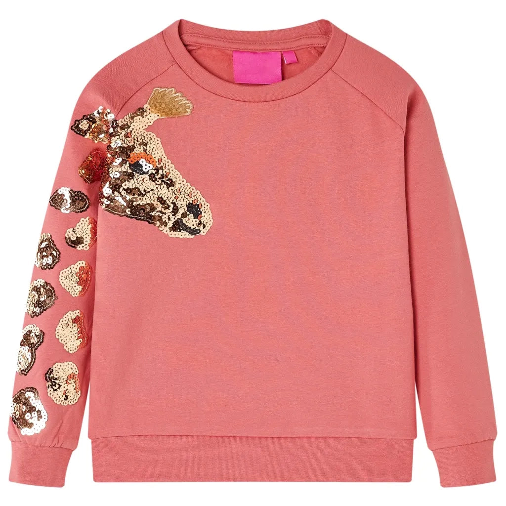 Felpa per Bambini Rosa Antico 128cod mxl 84671