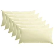 Federa 6 pcs HEERLEN Crema 40 x 70 cm Poliestere 909612